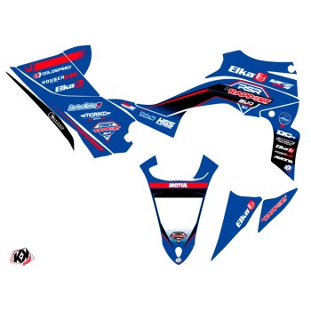 Kit Déco Quad Replica By Rapport K20 Yamaha 450 YFZ R Bleu Rouge (200