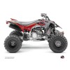 Kit Déco Quad Replica By Rapport K20 Yamaha 450 YFZ R Gris Rouge (200