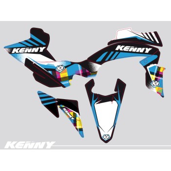 Kit Déco Quad Kenny Yamaha 450 YFZ R Bleu (2014-2023)