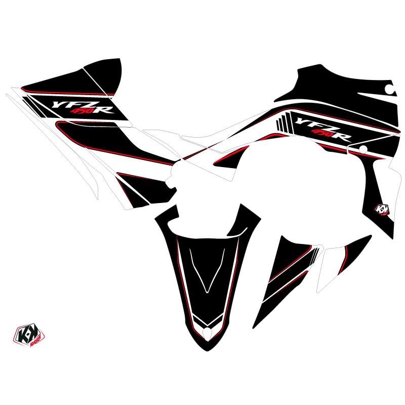 Kit Déco Quad Corporate Yamaha 450 YFZ R Noir (2014-2023)