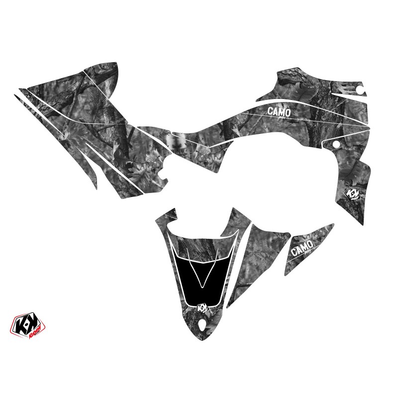 Kit Déco Quad Camo Yamaha 450 YFZ R Gris (2014-2023)
