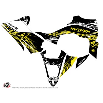 Kit Déco Quad Eraser Fluo Yamaha 450 YFZ R Jaune (2014-2023)