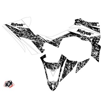 Kit Déco Quad Predator Yamaha 450 YFZ R Blanc (2014-2023)