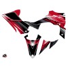 Kit Déco Quad Stripe Yamaha 450 YFZ R Rouge Noir (2014-2023)