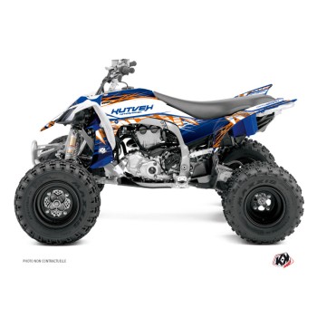 Kit Déco Quad Eraser Yamaha 450 YFZ R Bleu Orange (2014-2023)