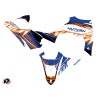 Kit Déco Quad Eraser Yamaha 450 YFZ R Bleu Orange (2014-2023)