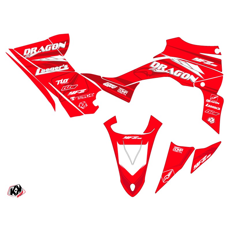 Kit Déco Quad Replica Drag On Distribution PDV 2019 Yamaha 450 YFZ R