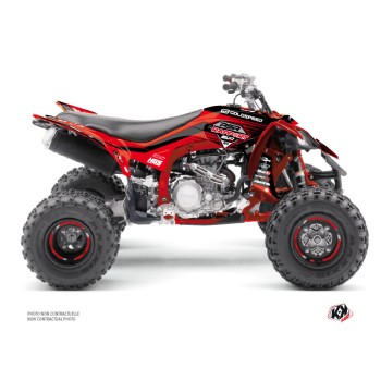 Kit Déco Quad Replica By Rapport K20 Yamaha 450 YFZ R Rouge Noir (201