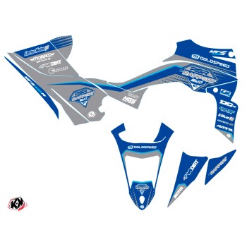 Kit Déco Quad Replica By Rapport K20 Yamaha 450 YFZ R Bleu Gris (2014