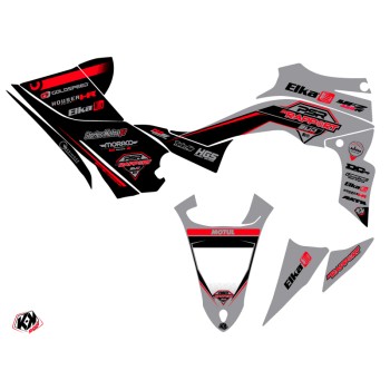 Kit Déco Quad Replica By Rapport K20 Yamaha 450 YFZ R Gris Noir (2014