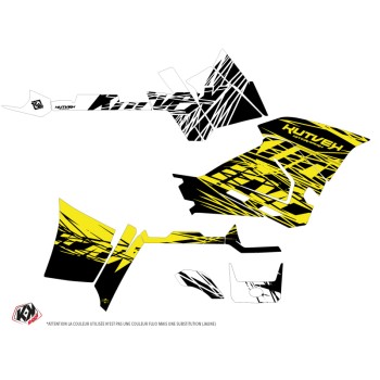 Kit Déco Quad Eraser Fluo Polaris 570 Sportsman Forest Jaune (2018-20