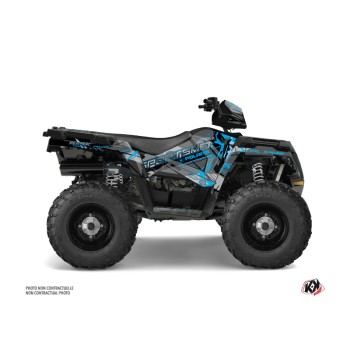 Kit Déco Quad Evil Polaris 570 Sportsman Forest Gris Bleu (2021-2023)