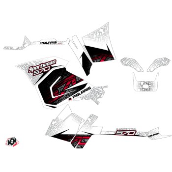 Kit Déco Quad Rock Polaris 570 Sportsman Forest Blanc (2021-2023)