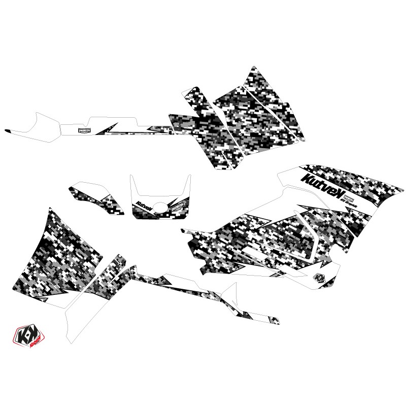 Kit Déco Quad Predator Polaris 570 Sportsman Forest Blanc (2021-2023)