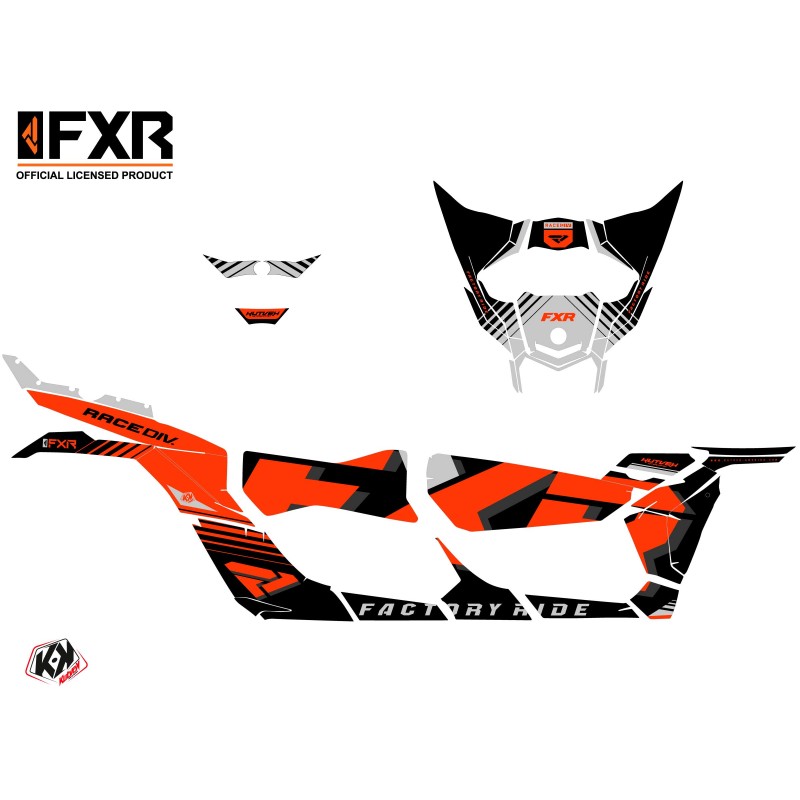 Kit Déco SSV FXR N1 Can Am Maverick X3 MAX Rouge (2017-2023)