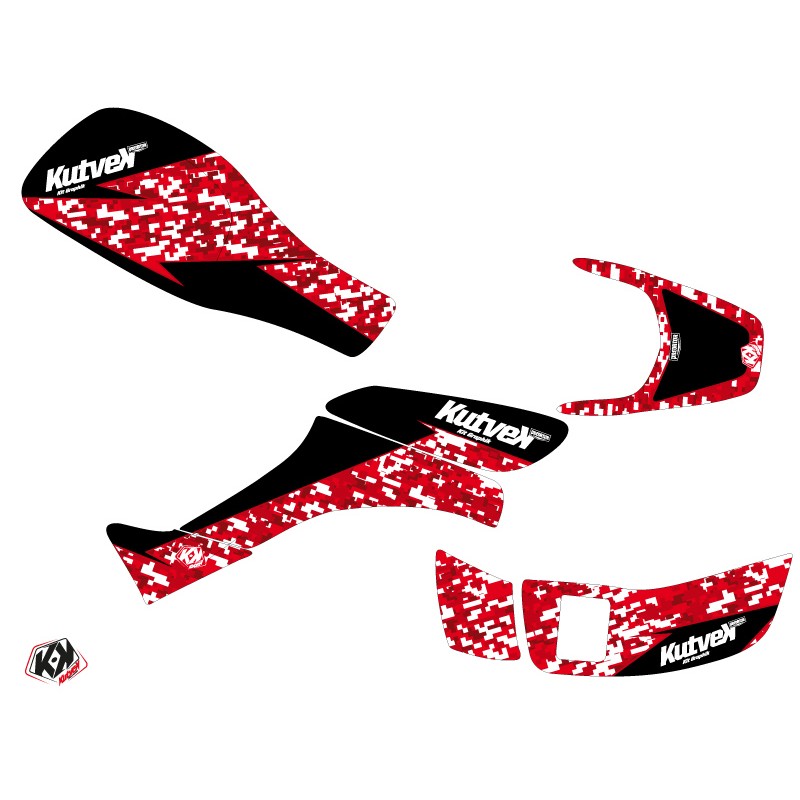 Kit Déco Quad Predator Honda EX 400 Rouge (2008-2014)