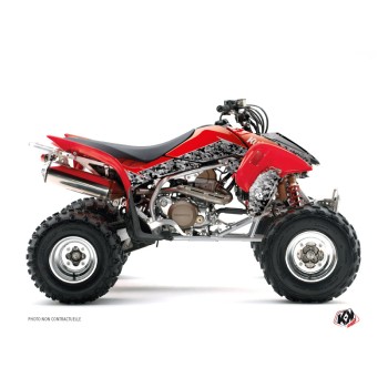 Kit Déco Quad Predator Honda EX 400 Noir Rouge (2008-2014)