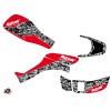 Kit Déco Quad Predator Honda EX 400 Noir Rouge (2008-2014)
