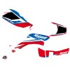 Kit Déco Quad Stage Honda EX 400 Bleu Rouge (2008-2014)