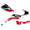 Kit Déco Quad Stage Honda EX 400 Noir Rouge (2008-2014)