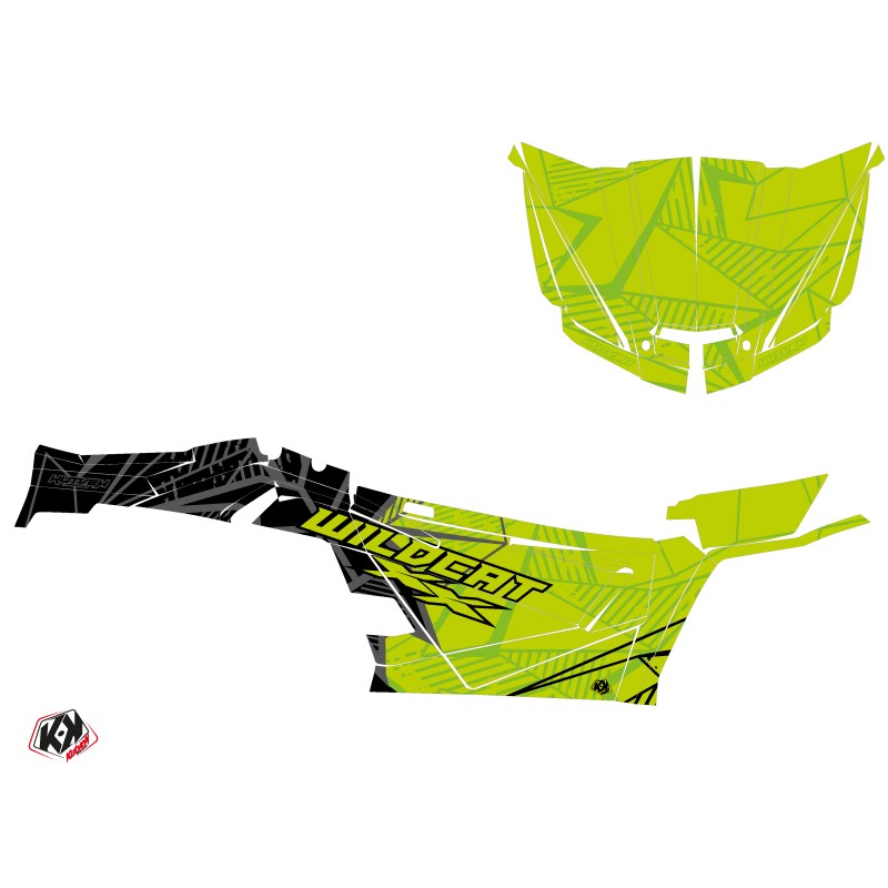 Kit Déco SSV Requiem Arctic Cat Textron Wildcat XX Noir Vert (2017-20