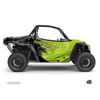 Kit Déco SSV Requiem Arctic Cat Textron Wildcat XX Noir Vert FULL (20
