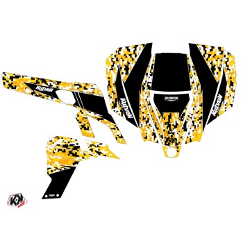Kit Déco SSV Predator Can Am Commander Noir Jaune (2012-2018)