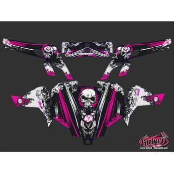 Kit Déco SSV Trash Can Am Commander Noir Rose (2012-2018)