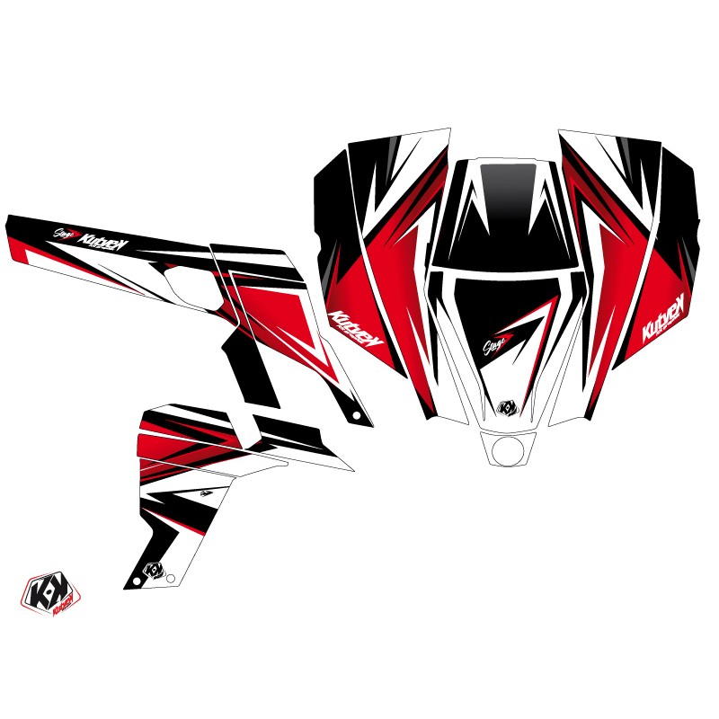 Kit Déco SSV Stage Can Am Commander Noir Rouge (2012-2018)