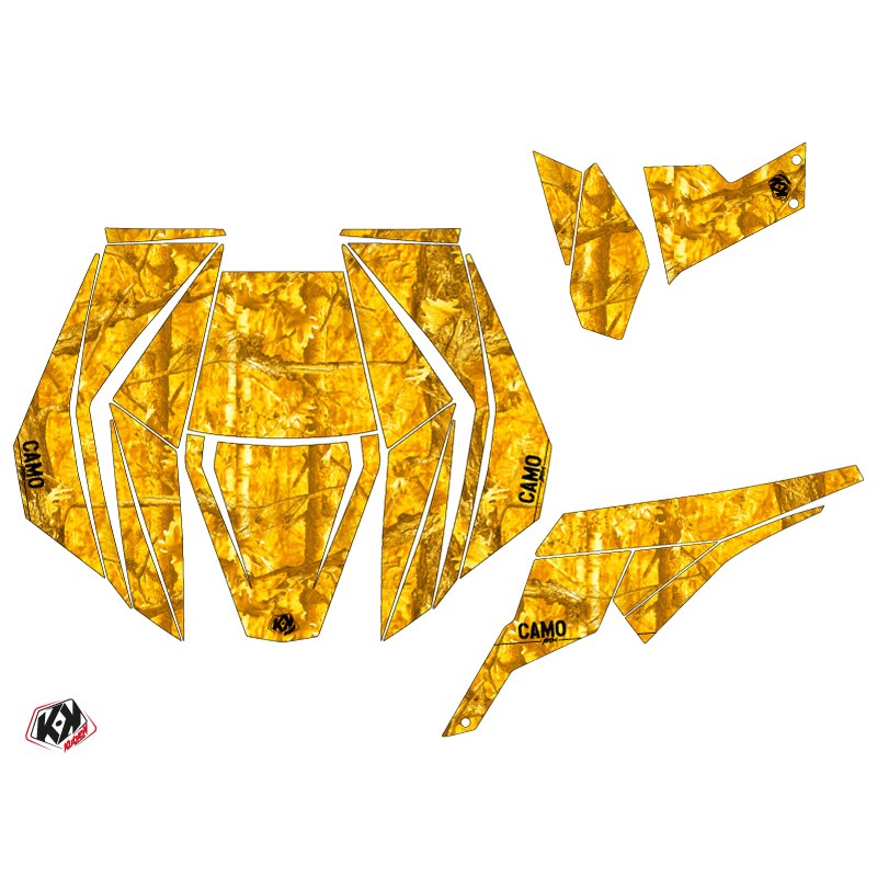 Kit Déco SSV Camo Can Am Maverick Jaune (2013-2017)