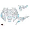 Kit Déco SSV Camo Can Am Maverick Blanc Bleu (2013-2017)