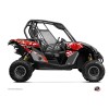 Kit Déco SSV Predator Can Am Maverick Rouge (2013-2017)