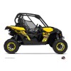 Kit Déco SSV Eraser Can Am Maverick Jaune (2013-2017)