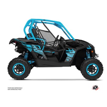 Kit Déco SSV Eraser Can Am Maverick Bleu Gris (2013-2017)