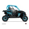 Kit Déco SSV Eraser Can Am Maverick Bleu Gris (2013-2017)