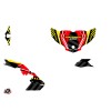 Kit Déco SSV Konkeror Can Am Maverick Sport Rouge Jaune (2018-2023)