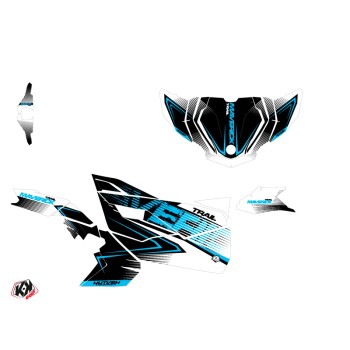 Kit Déco SSV Kallin Can Am Maverick Trail Avec Portes Blanc Bleu (201