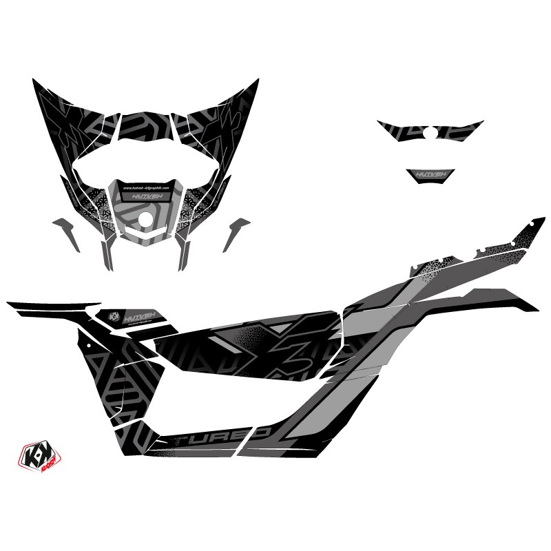 Kit Déco SSV Alpha Can Am Maverick X3 Noir Gris (2017-2023)