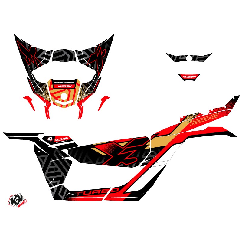 Kit Déco SSV Alpha Can Am Maverick X3 Gold (2017-2023)