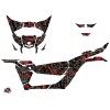 Kit Déco SSV Camo Can Am Maverick X3 Noir Rouge (2017-2023)