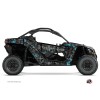 Kit Déco SSV Camo Can Am Maverick X3 Noir Bleu (2017-2023)