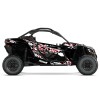 Kit Déco SSV Predator Can Am Maverick X3 Gris Rouge (2017-2023)
