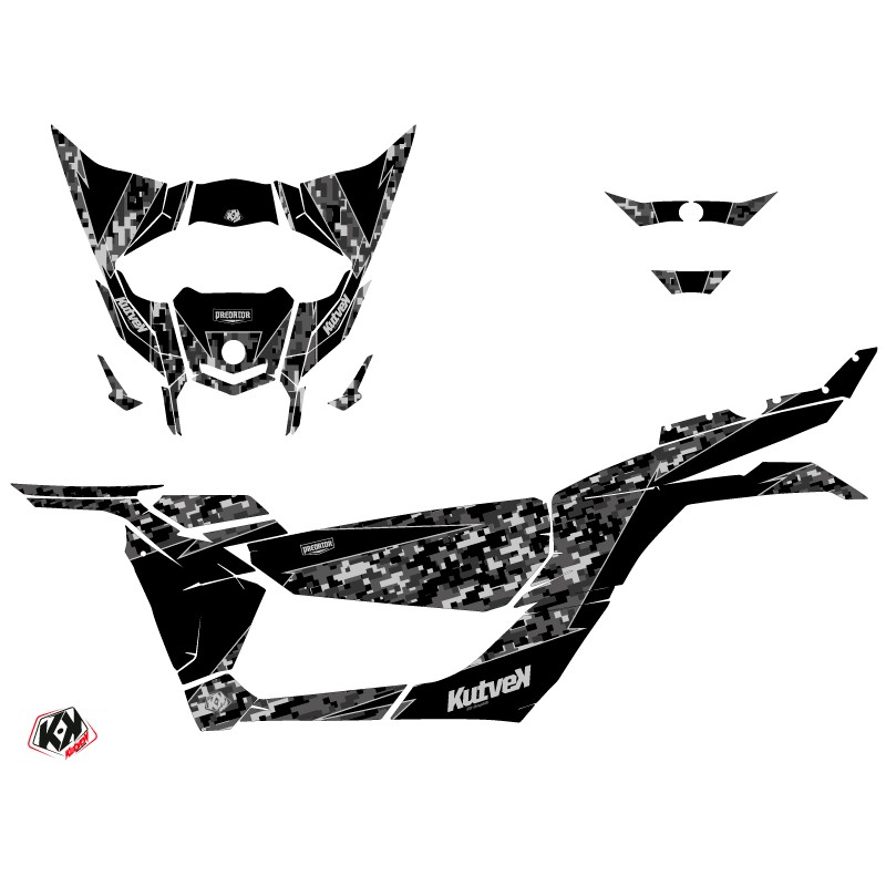 Kit Déco SSV Predator Can Am Maverick X3 Noir Gris (2017-2023)