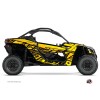 Kit Déco SSV Eraser Can Am Maverick X3 Jaune (2017-2023)