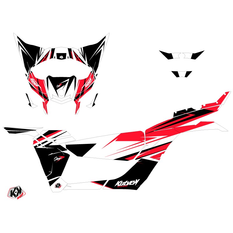 Kit Déco SSV Stage Can Am Maverick X3 Rouge (2017-2023)