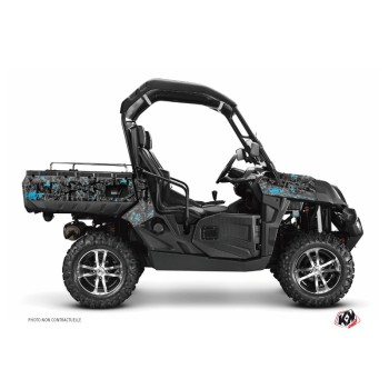 Kit Déco SSV Camo CF Moto U Force 800 Noir Bleu (2013-2023)
