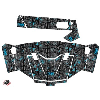 Kit Déco SSV Camo CF Moto U Force 800 Noir Bleu (2013-2023)