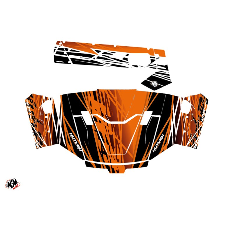 Kit Déco SSV Eraser CF Moto U Force 800 Orange Noir (2013-2023)