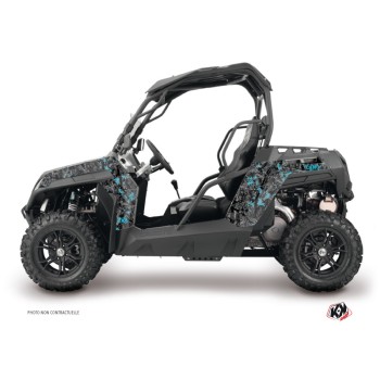 Kit Déco SSV Camo CF Moto Z Force 800 Noir Bleu (2013-2023)