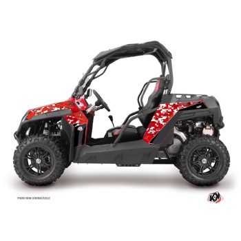 Kit Déco SSV Predator CF Moto Z Force 800 Rouge (2013-2023)